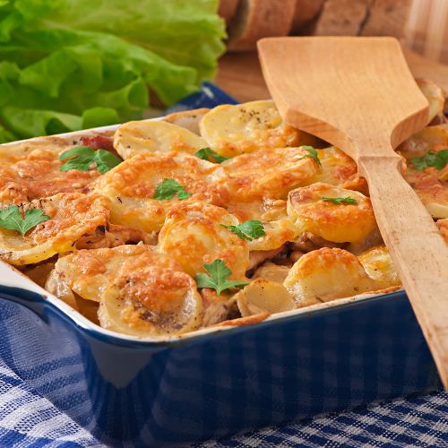 casseroles with chicken